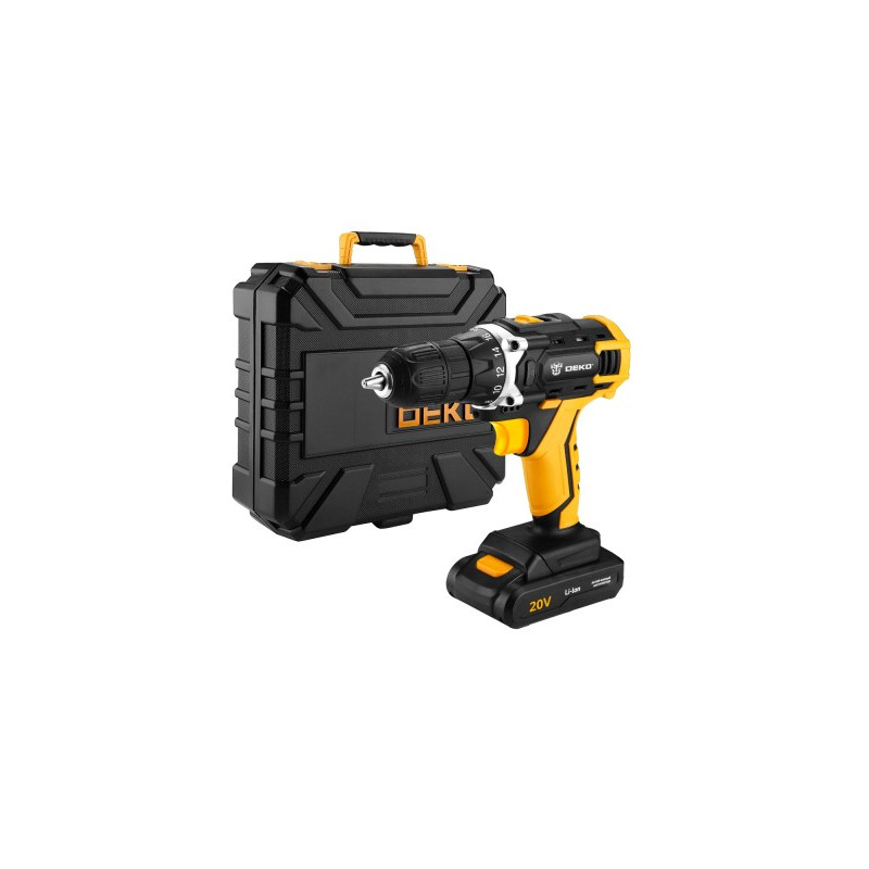 Дрель-шуруповерт Deko DKCD20FU-L Set 104 063-4178 с кейсом