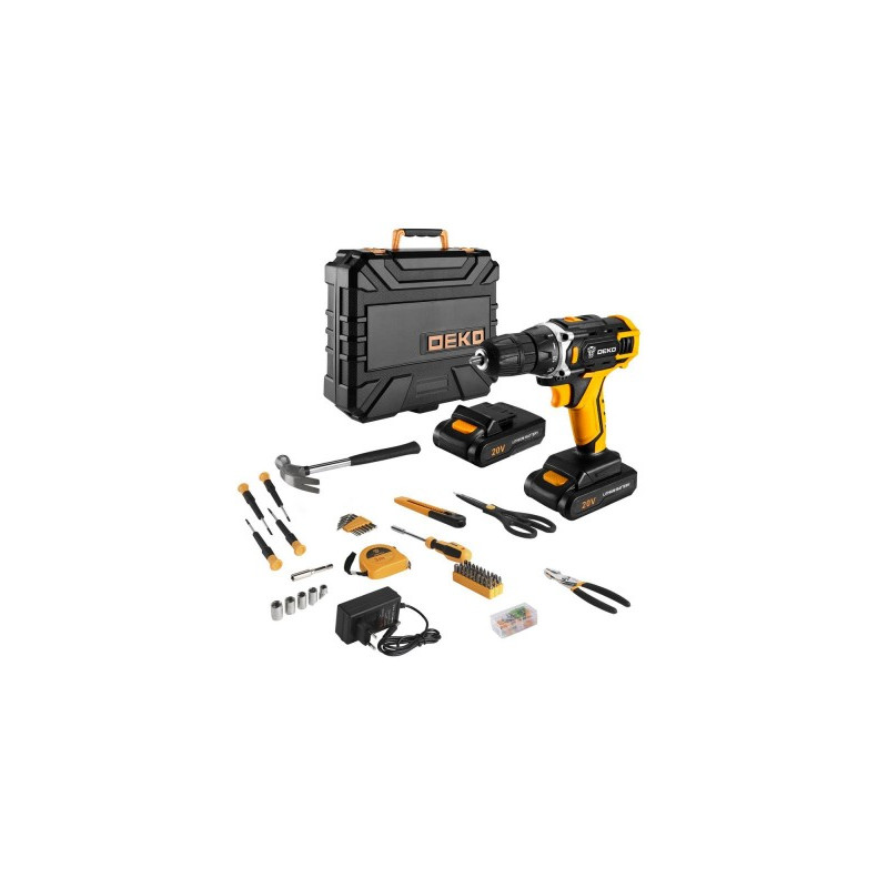 Дрель-шуруповерт Deko DKCD20FU-L Set 104 063-4178 комплект