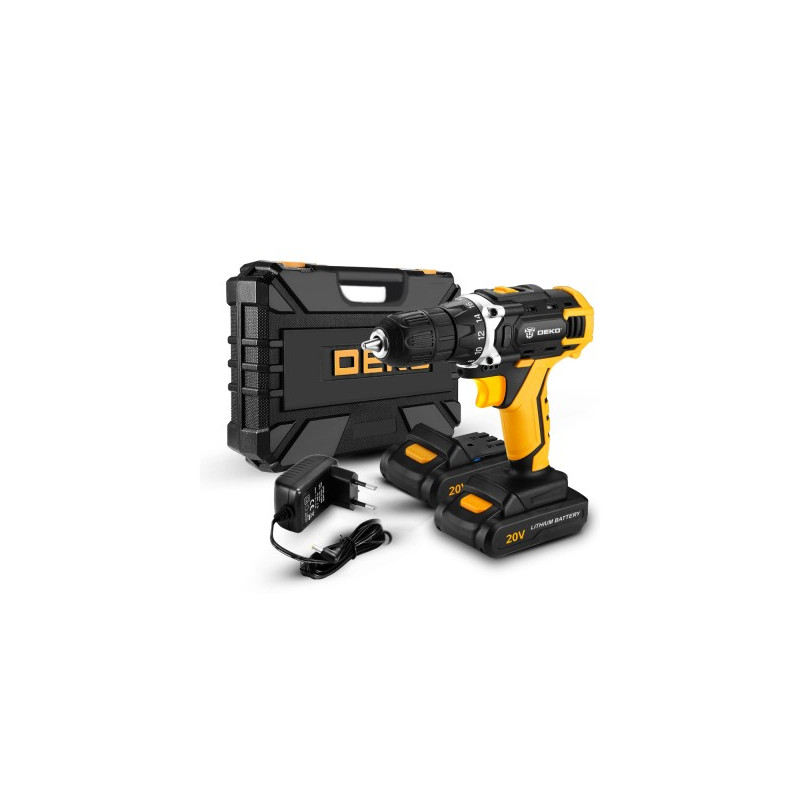 Дрель-шуруповерт Deko DKCD20FU-Li Set 63 063-4103 комплект