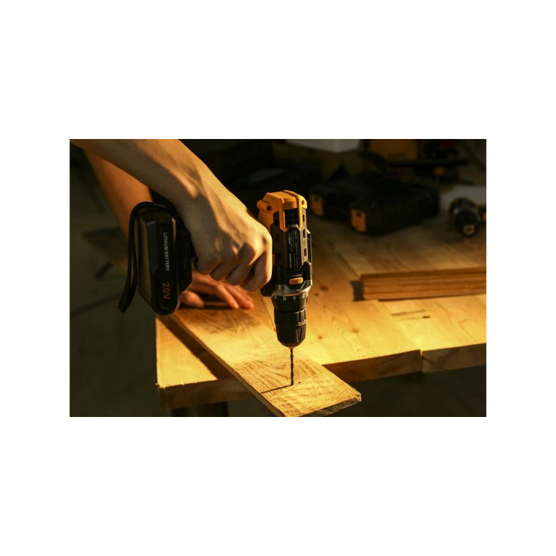 Дрель-шуруповерт Deko DKCD20FU-Li Set 63 063-4103 сверление