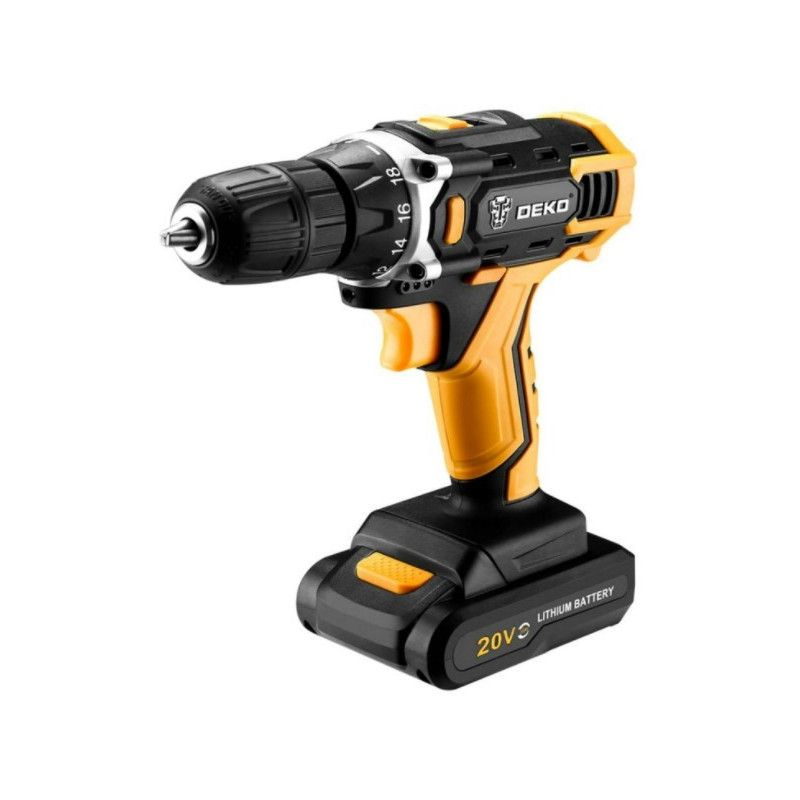 Дрель-шуруповерт Deko DKCD20FU-Li Set 63 063-4175