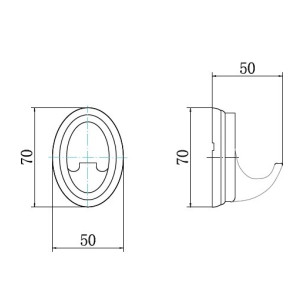 Крючок для ванной Fashun A1505-1