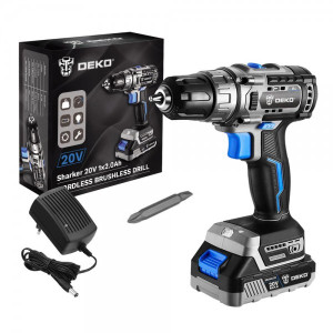 Дрель-шуруповерт Deko Sharker 063-4037 комплект