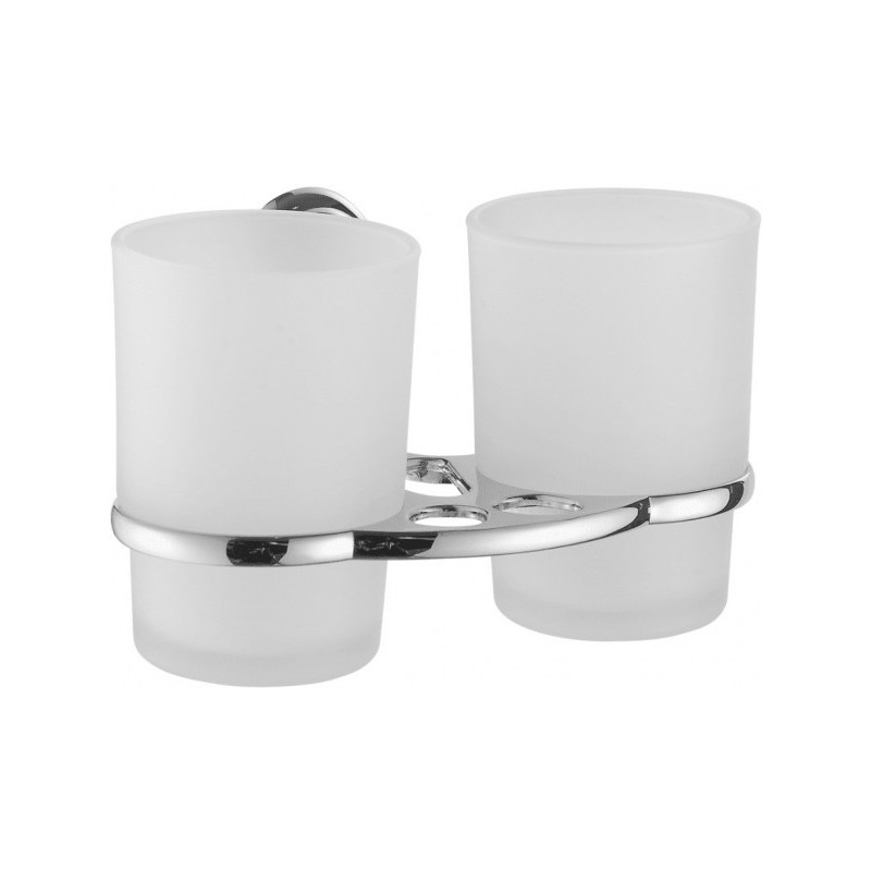 Стакан для зубной щетки и пасты Fashun A752 - вид с держателем