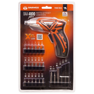 Электроотвертка Daewoo Power DAA 4800 Plus упаковка