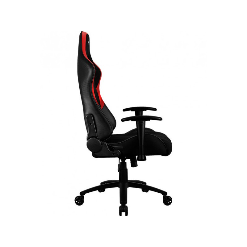 Кресло геймерское Aerocool Aero 1 Alpha черный/красный вид сбоку