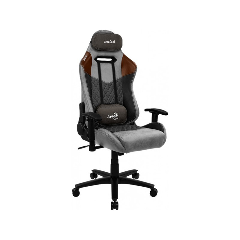 Кресло геймерское Aerocool Duke серый