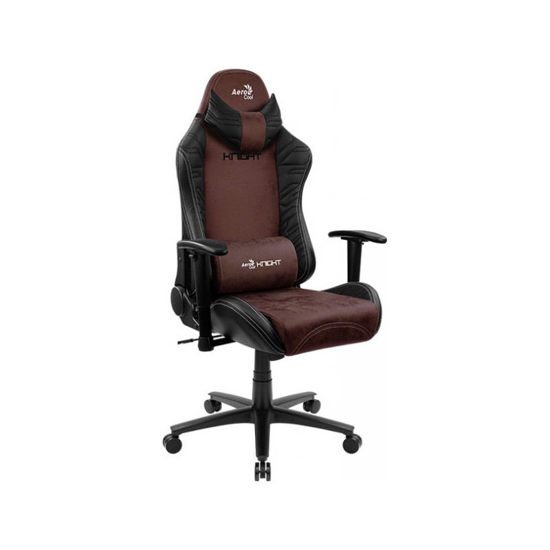 Кресло геймерское Aerocool Knight черный/коричневый