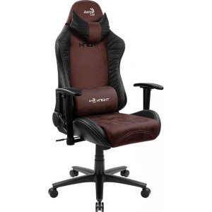 Кресло геймерское Aerocool Knight черный/коричневый