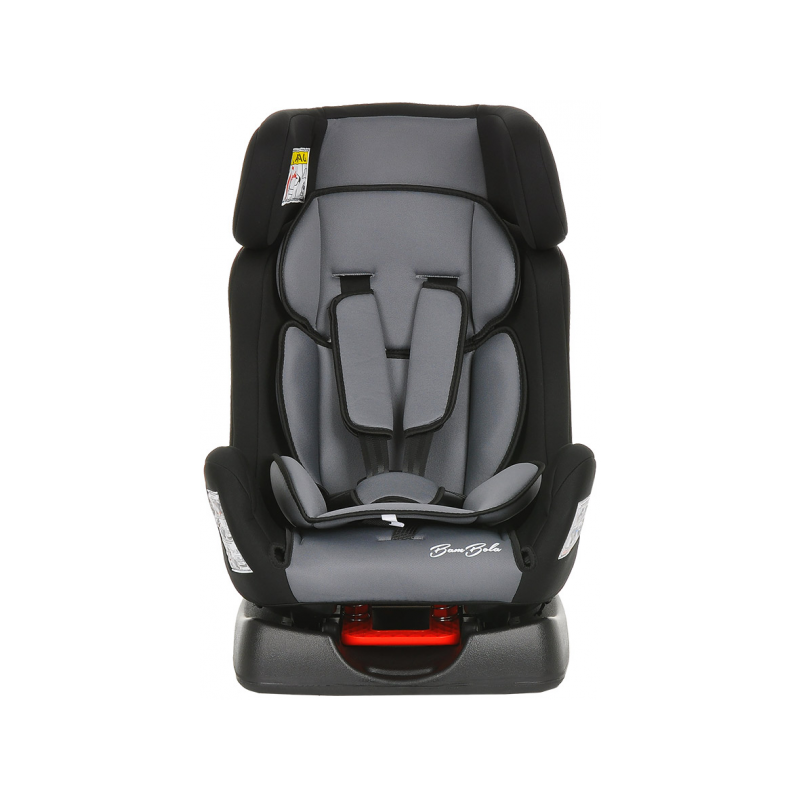 Автокресло Bambola Piloto черный/серый вид спереди