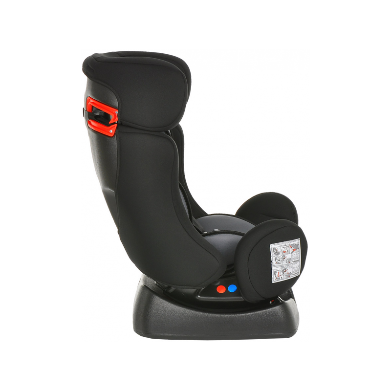 Автокресло Bambola Piloto черный/серый вид сбоку