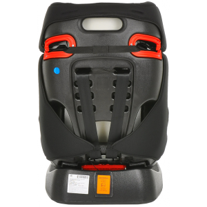 Автокресло Bambola Piloto черный/серый вид сзади