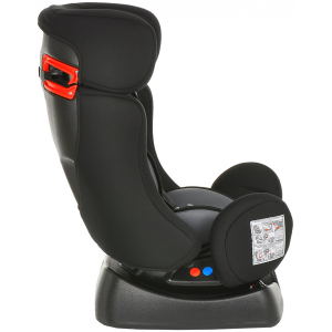 Автокресло Bambola Piloto черный/серый вид сбоку