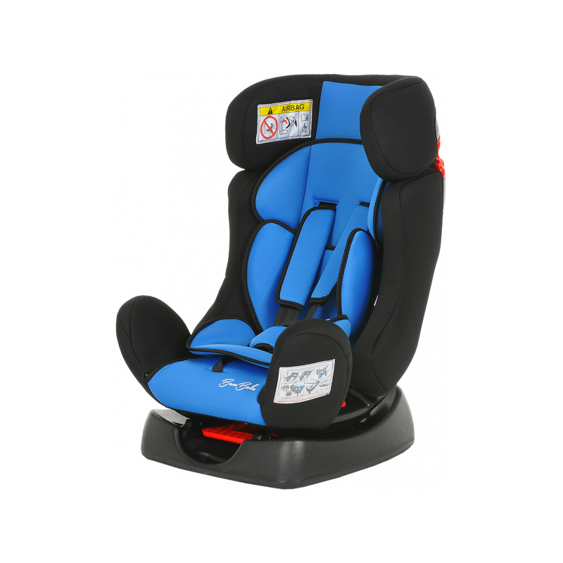 Автокресло Bambola Piloto черный/синий вполоборота