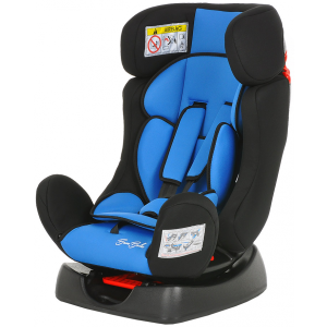 Автокресло Bambola Piloto черный/синий вполоборота