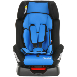 Автокресло Bambola Piloto черный/синий вид спереди