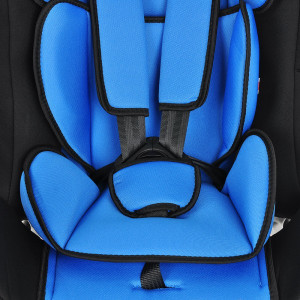 Автокресло Bambola Piloto черный/синий ремни безопасности