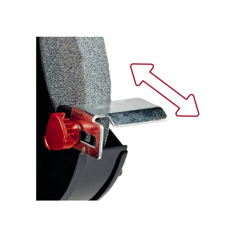 Точильный станок (точило) Einhell TC-WD 200/150 4417242 регулировка опоры