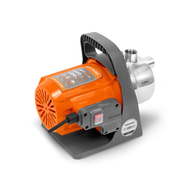 Садовый насос Daewoo Power DGP 4000 inox вид сзади