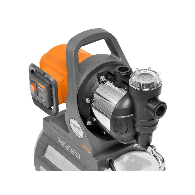 Насосная станция Daewoo Power DAS 6000/24 Inox вид сверху