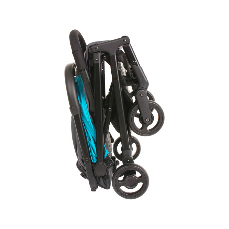 Прогулочная коляска Pituso Style бирюзовый в сложенном виде