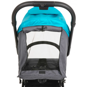 Прогулочная коляска Pituso Style бирюзовый вид сзади