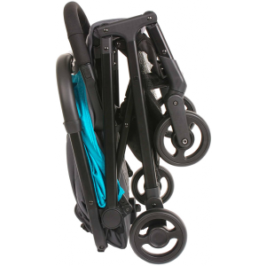 Прогулочная коляска Pituso Style бирюзовый в сложенном виде