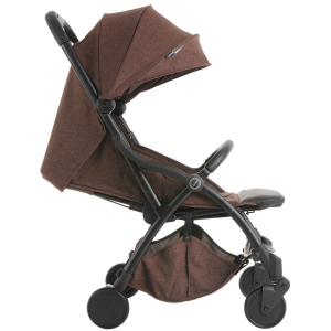Прогулочная коляска Pituso Smart Chocolate вид сбоку