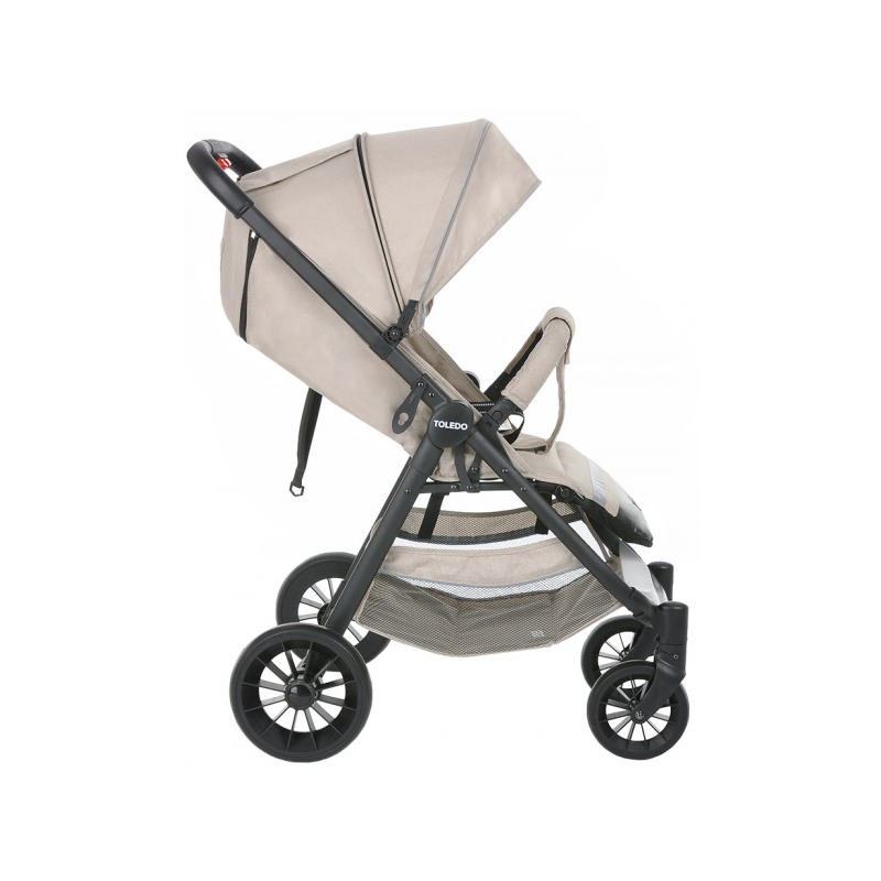 Прогулочная коляска Pituso Toledo капучино вид сбоку
