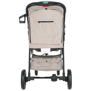 Прогулочная коляска Pituso Toledo капучино вид сзади