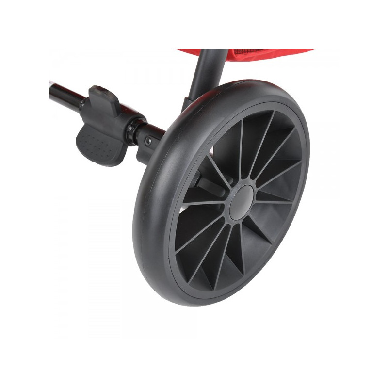 Прогулочная коляска Pituso Toledo красный колесо