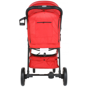 Прогулочная коляска Pituso Toledo красный вид сзади