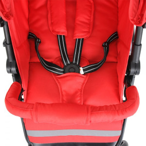 Прогулочная коляска Pituso Toledo красный ремни безопасности