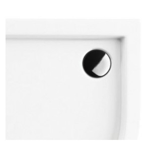 Душевой поддон Omnires Riverside 100x80 (левый) сливное отверстие