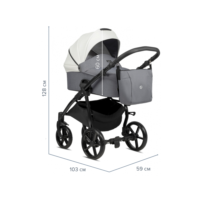 Универсальная коляска Tutis Novo 2в1 Graphite параметры