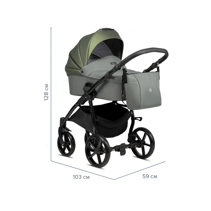 Универсальная коляска Tutis Novo 2в1 Olive параметры