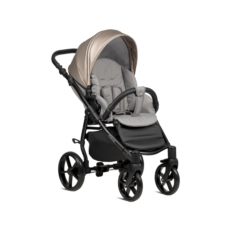 Универсальная коляска Tutis Novo 2в1 Warm Grey прогулочный модуль