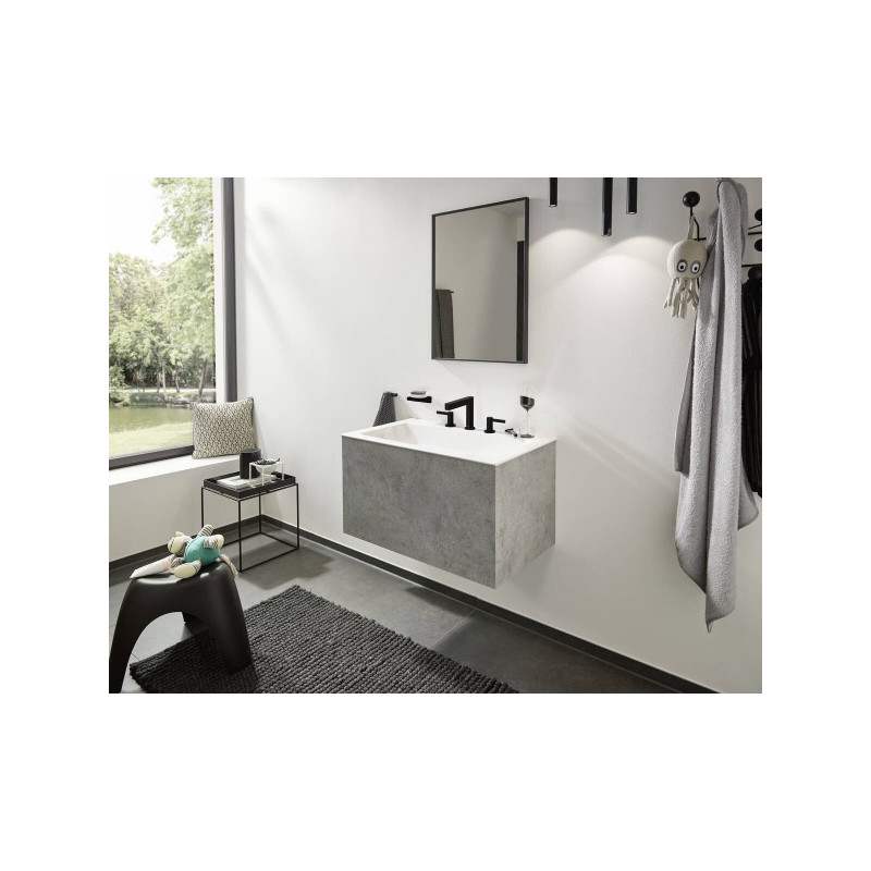 Мыльница Hansgrohe AddStoris матовый черный - в интерьере