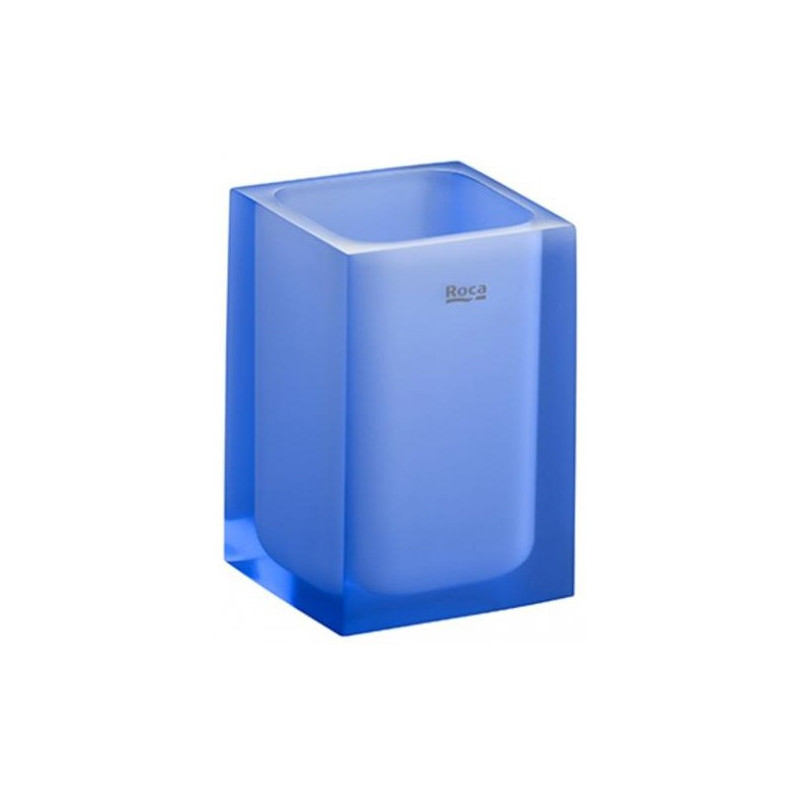 Стакан для зубной щетки и пасты Roca Ice синий