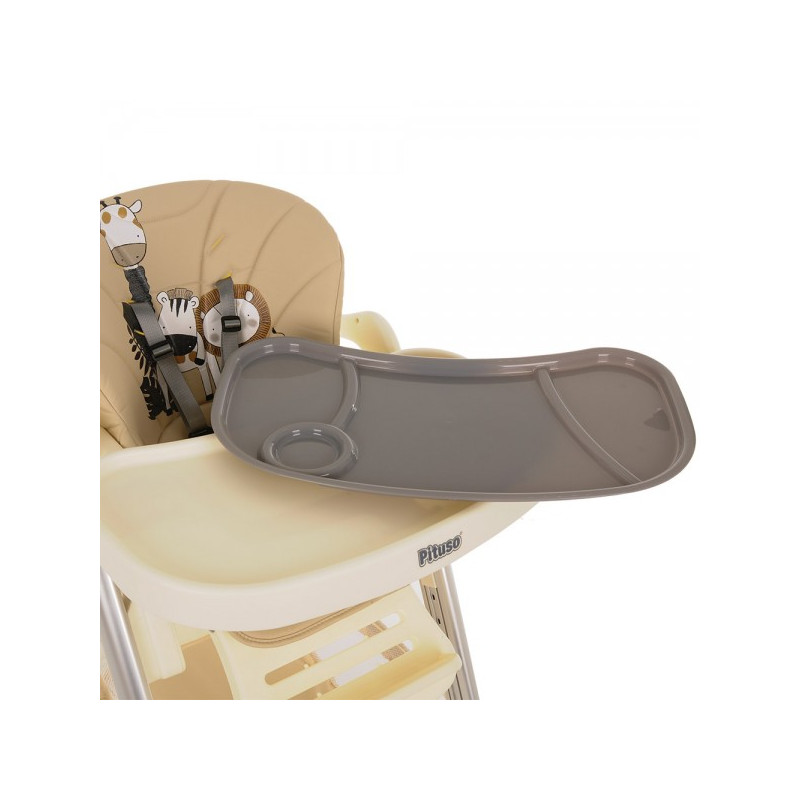 Стульчик для кормления Pituso Lima Beige поднос