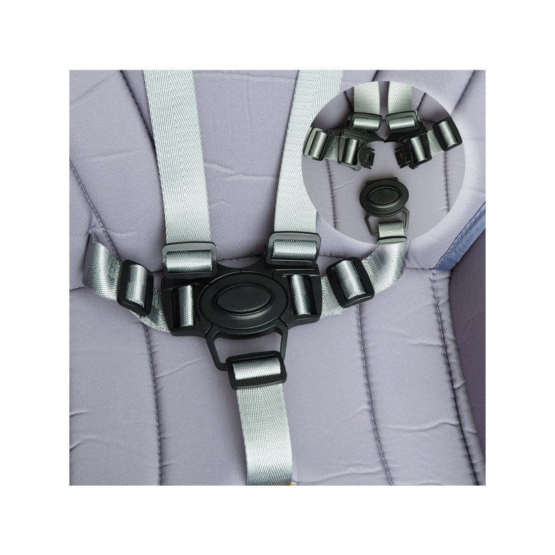 Стульчик для кормления Pituso Mimi Grey ремни безопасности