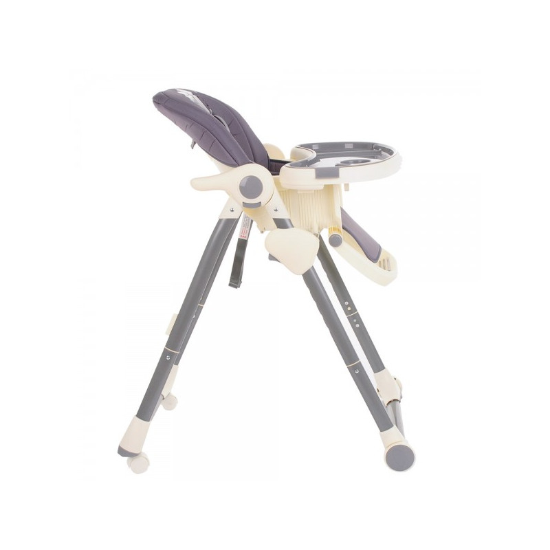 Стульчик для кормления Pituso Mimi Grey регулировка сбоку
