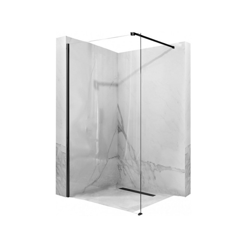 Душевая стенка Rea Aero Black REA-K6599