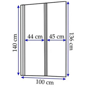 Душевая шторка Rea Agat-2 REA-W0300 параметры
