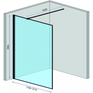 Душевая стенка Rea Bler REA-K7631 параметры