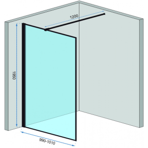 Душевая стенка Rea Bler REA-K7634 параметры