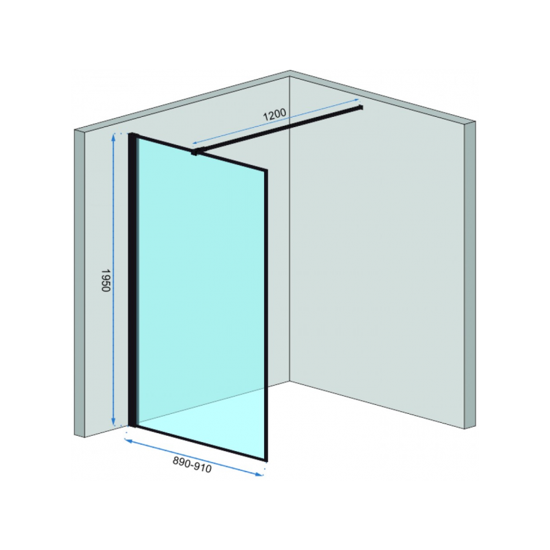 Душевая стенка Rea Bler REA-K7638 параметры