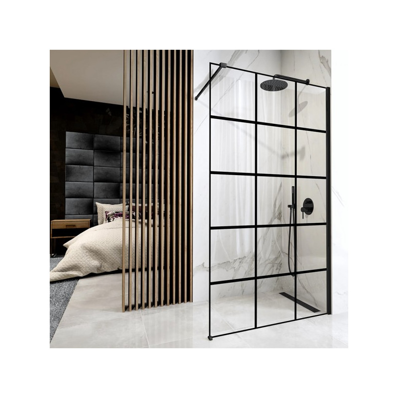 Душевая стенка Rea Bler-1 REA-K7957 вид сбоку