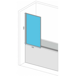 Душевая шторка Rea Elegant Gold REA-W5600 параметры