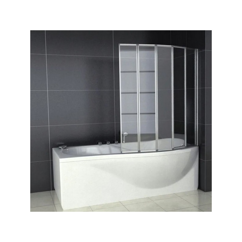 Душевая шторка Rea Idea REA-W0850 в темном интерьере